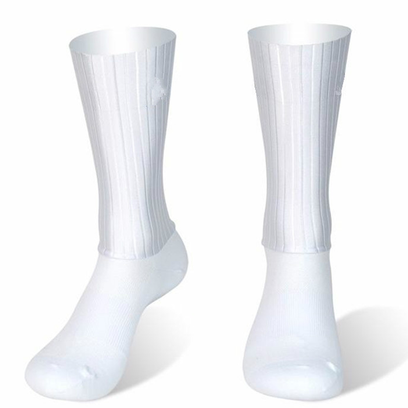Sock Garter Men - Носки Aero, противоскользящие силиконовые летние белые