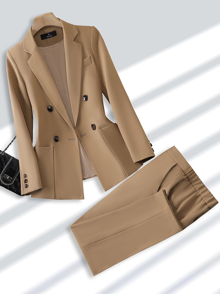 Men Formal Wear With Blazer - Костюм брючный женский деловой из блейзера