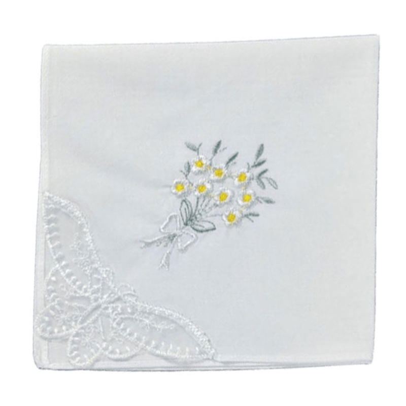 Хлопковый носовой платок с цве – обзор и цена Monogrammed Handkerchief