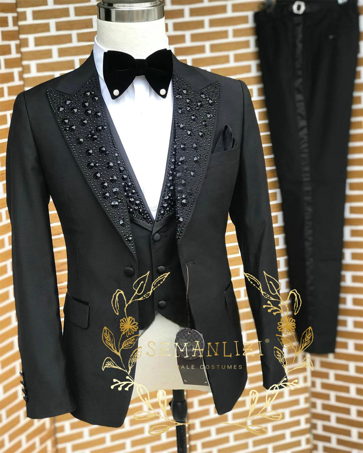 Черные мужские костюмы Роскошн – обзор и цена Men Formal Wear With Blazer