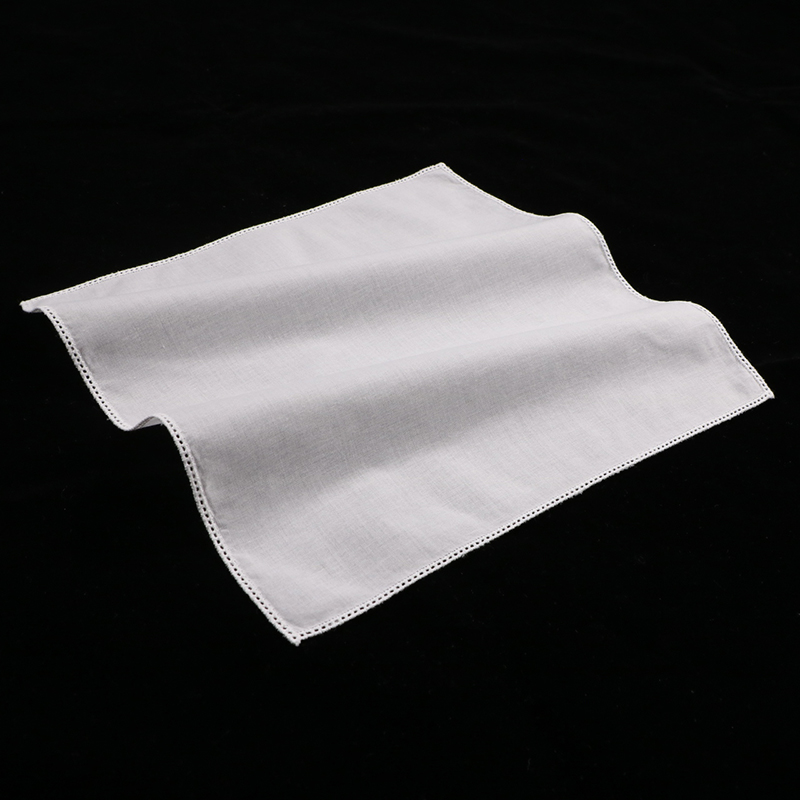 C005 Белые хлопковые кружевные – обзор и цена Monogrammed Handkerchief