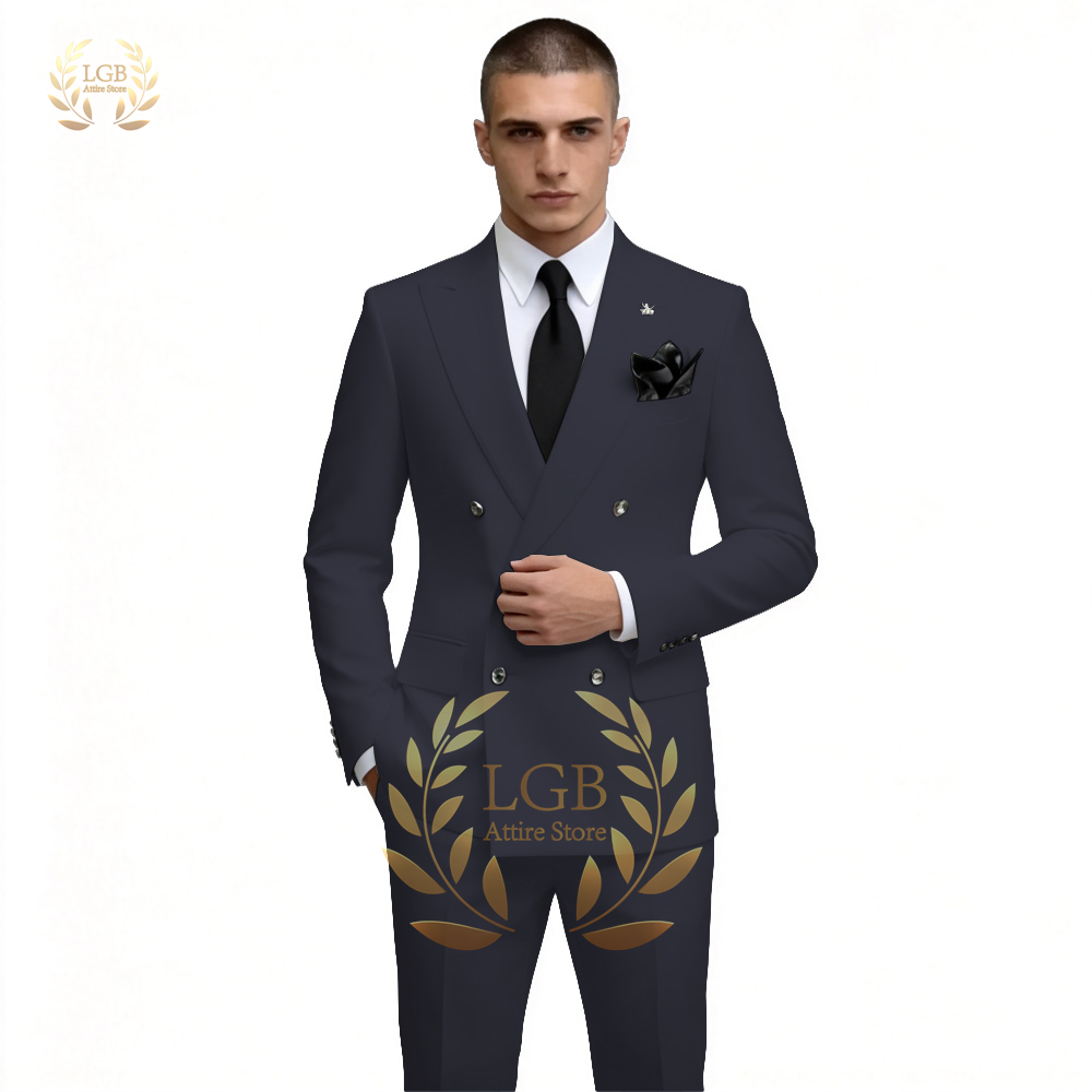 Мужской белый двубортный костю – обзор и цена Men Formal Wear With Blazer