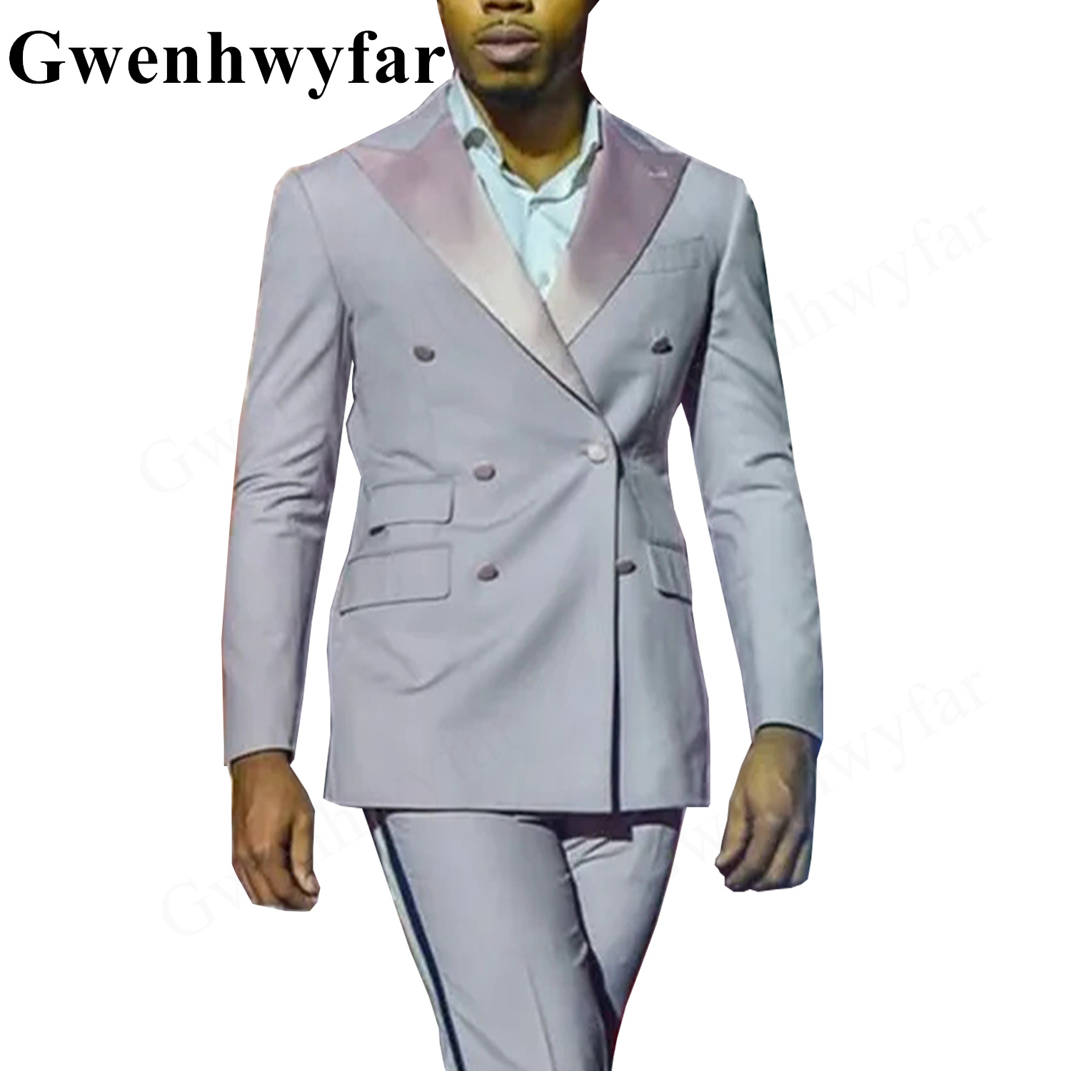 Gwenhwyfar Новые светло-розовы – обзор и цена Men Formal Wear With Blazer