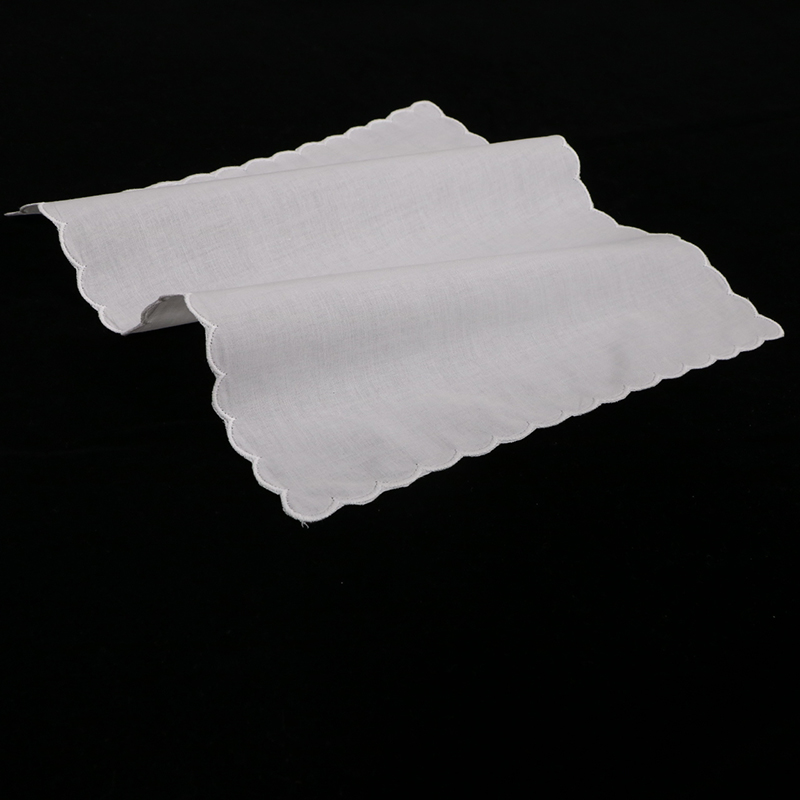 A011 Белые хлопковые носовые п – обзор и цена Monogrammed Handkerchief