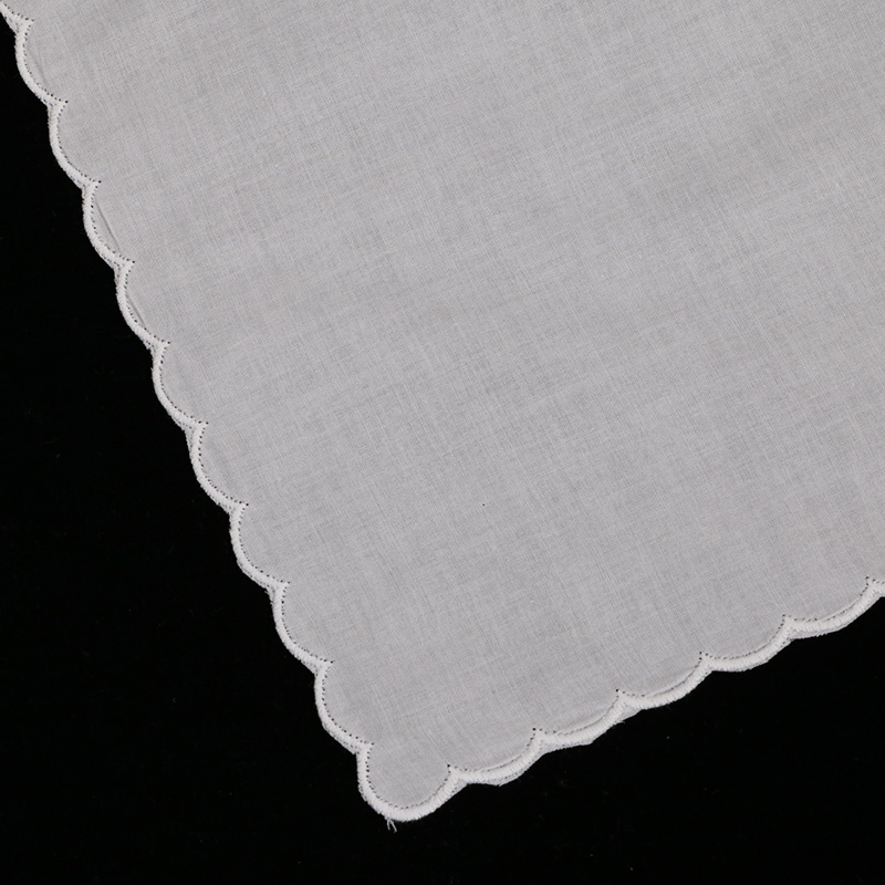 A011 Белые хлопковые носовые п – обзор и цена Monogrammed Handkerchief