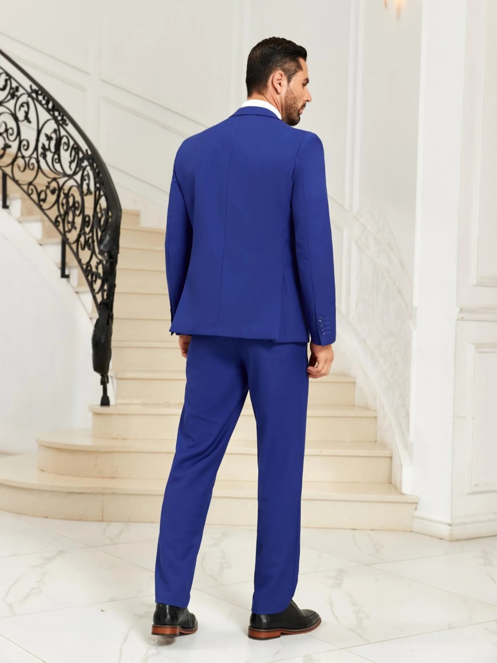 Новый синий мужской костюм-тро – обзор и цена Men Formal Party Wear Outfit
