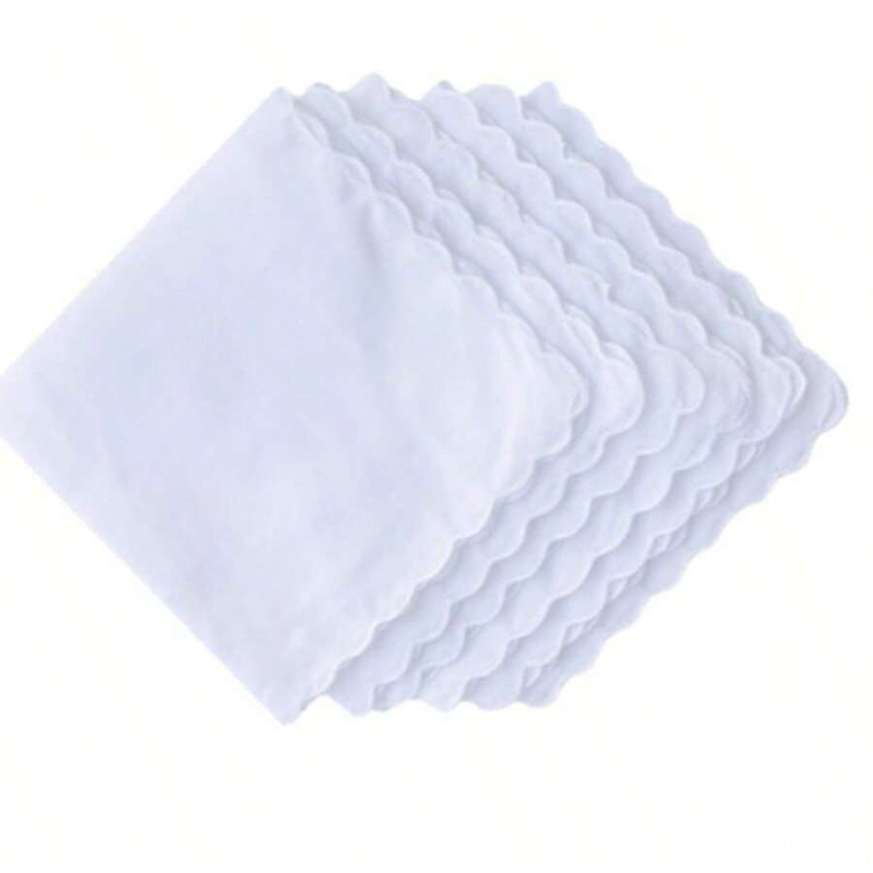 6 шт./Хлопковый платок-вентиля – обзор и цена Monogrammed Handkerchief