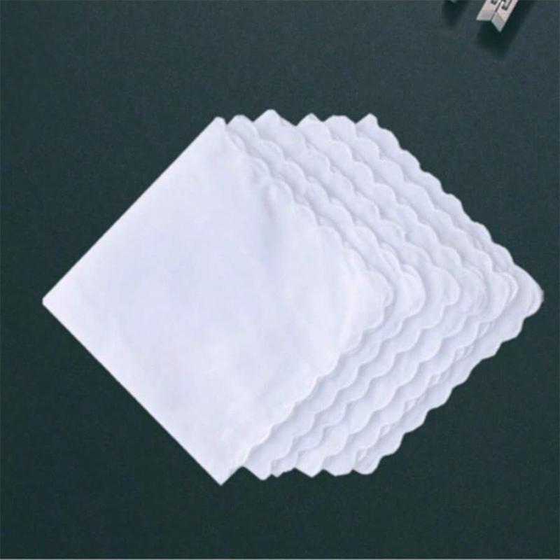 6 шт./Хлопковый платок-вентиля – обзор и цена Monogrammed Handkerchief