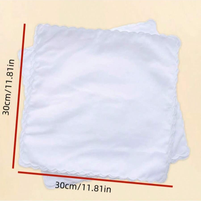 6 шт./Хлопковый платок-вентиля – обзор и цена Monogrammed Handkerchief