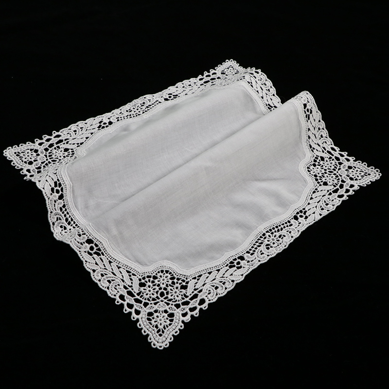 A009 Белые 100% хлопковые круж – обзор и цена Monogrammed Handkerchief