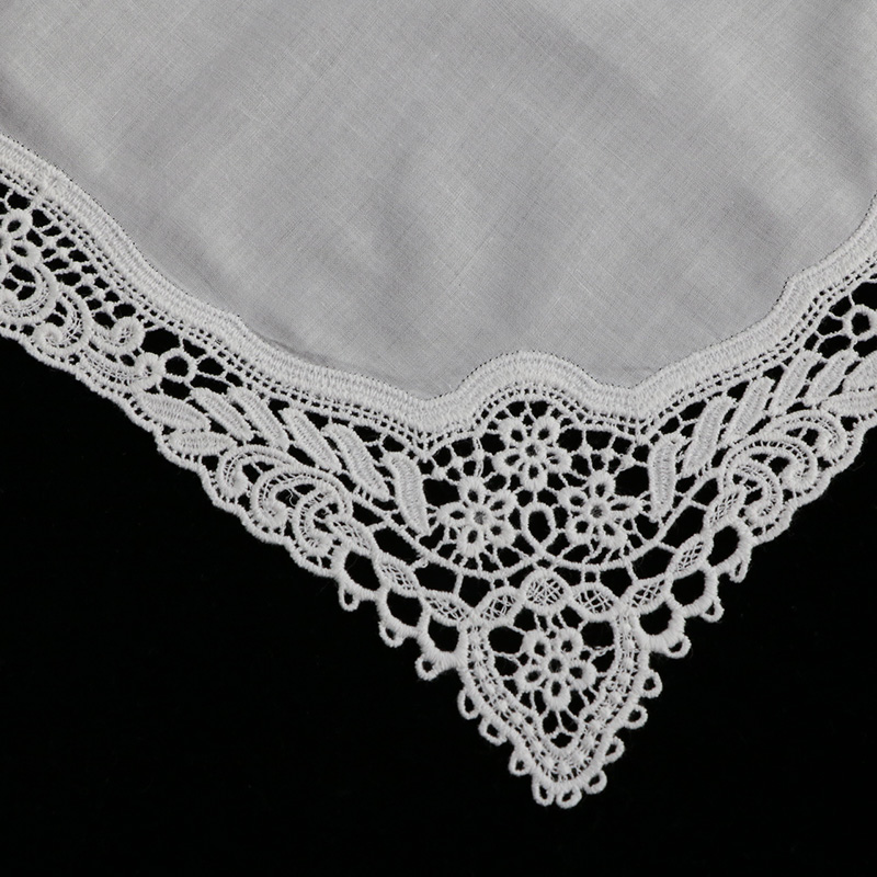 A009 Белые 100% хлопковые круж – обзор и цена Monogrammed Handkerchief